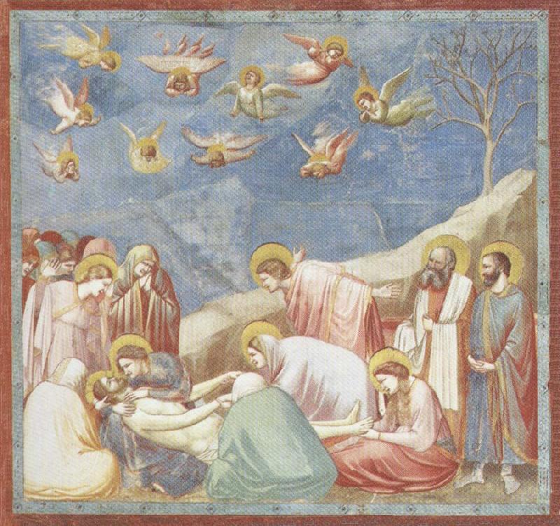 GIOTTO di Bondone Lamentation over the Dead Christ Germany oil painting art